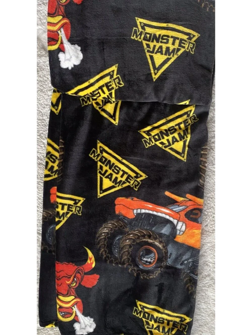 Monster Jam Soft El Toro Loco Plush Throw Blanket 50